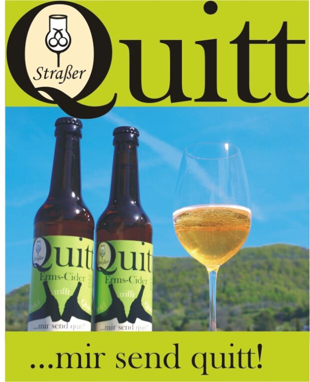 Quitt-Cider aus Apfel und Quitte